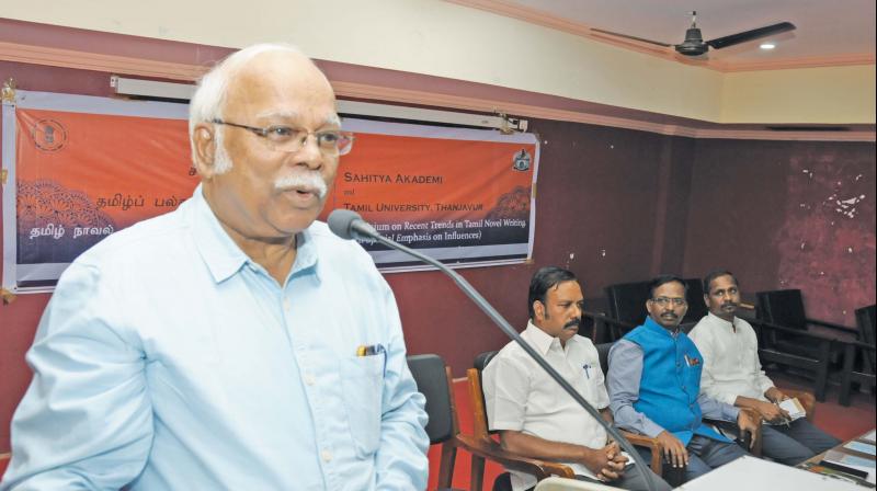 Symposium in TU discusses importance of Tamil novels