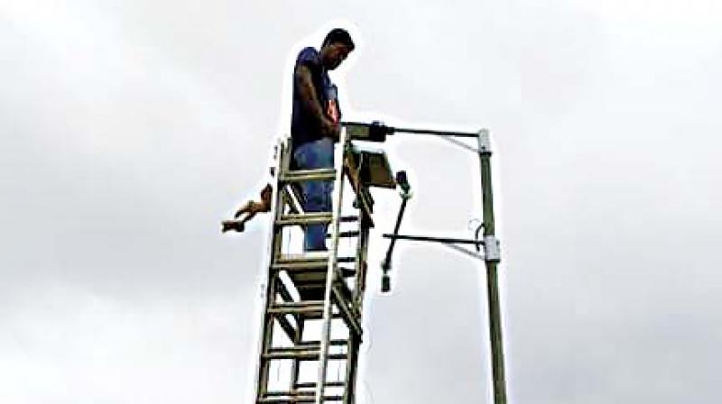 BBMP installs CCTVs at Bellandur Lake