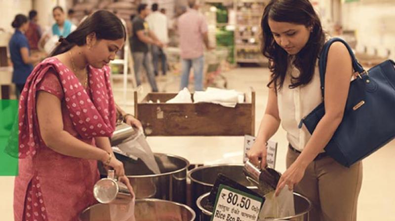 Radhakishan Damanis supermarket chain D-Mart sells goods on cheaper prices.