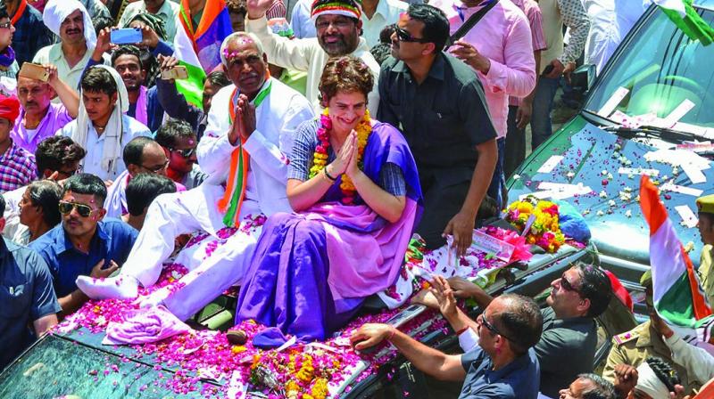 Priyanka Gandhi woos Bundelkhand, holds 2 rallies in 2 days