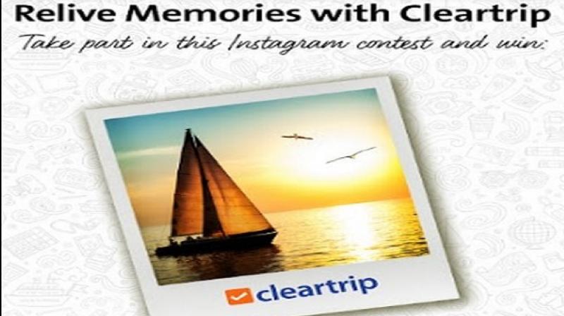Social media contest will give participants a chance to win Cleartrip Gift Cards worth Rs 1 lakh as grand prize, Rs 20,000 as weekly prize and Rs 1,000 as daily prize. (Photo: ANI)