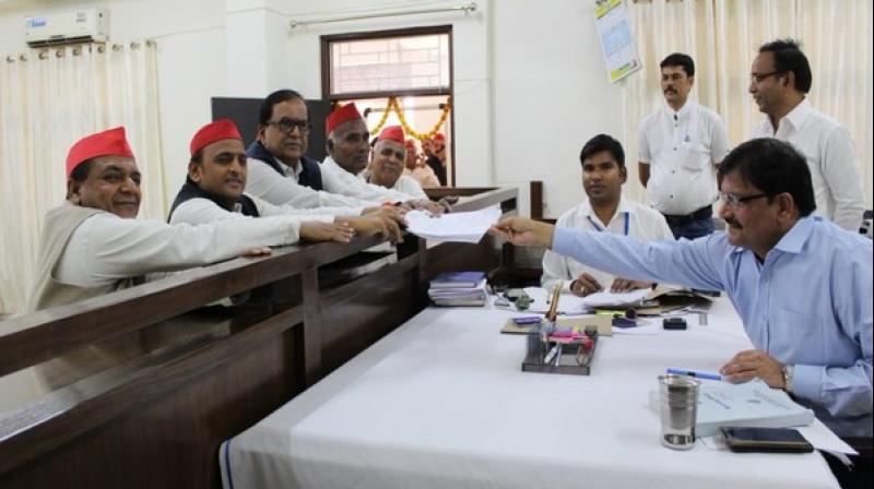 Akhilesh Yadav files nomination from Azamgarh