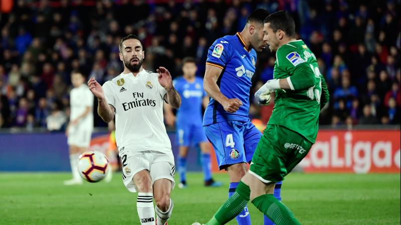 La Liga: Getafe holds Real Madrid to a goal-less draw