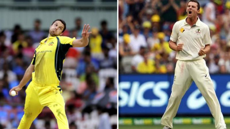 Josh Hazlewood told Nathan Coulter-Nile to go after the tourists batsmen during warm up match. (Photo:AP)