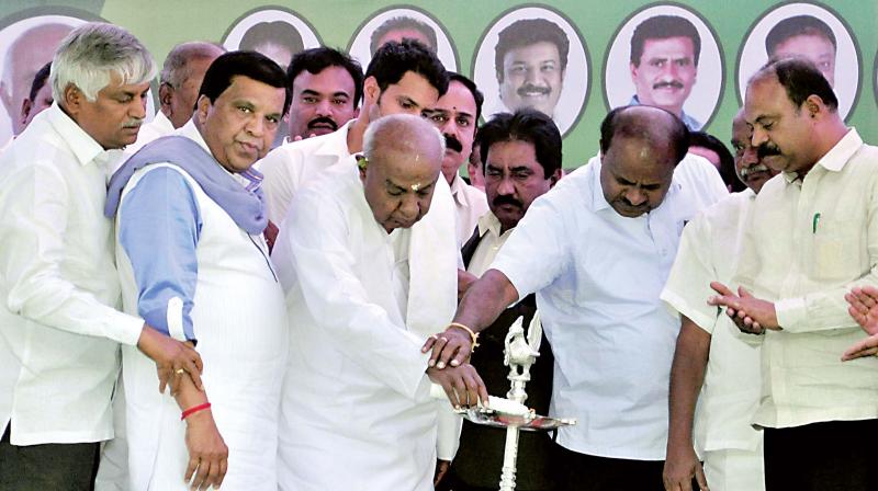 Bengaluru: Had proposed Kharge as coalition cm but Sonia, rahul disposed, says Gowda