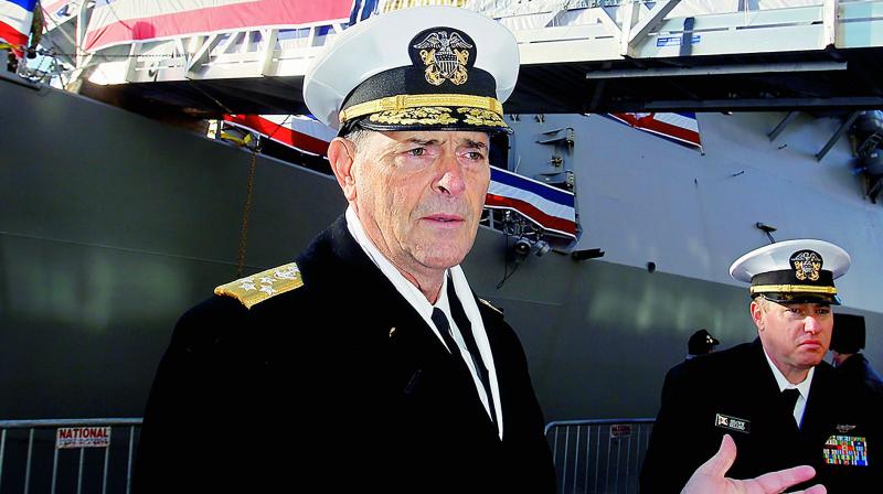 Admiral who was to be top Navy officer retires