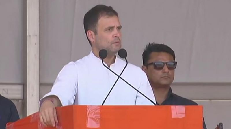 Hitting out at PM Modi, Rahul further said,  Narendra Modi helps only 15-20 people. (Photo:File)