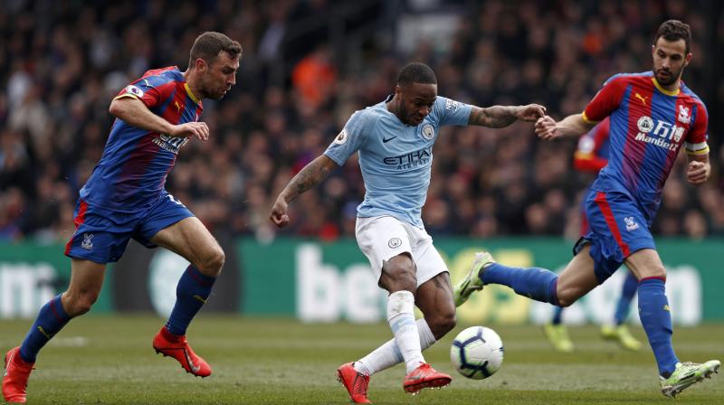 Premier League: Sterling nets brace as City races past Palace 3-1 to reclaim 1st rank