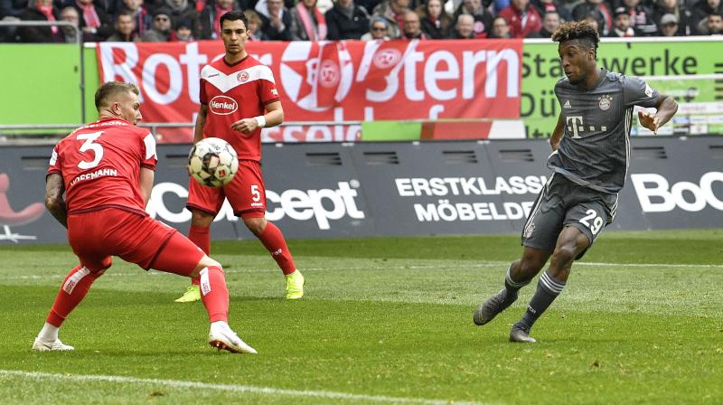 Bundesliga: Bayern Munich blows away Duesseldorf 4-1 to reclaim top spot