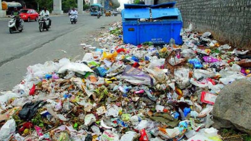 Hyderabad: Road sides turn dump yards in West Zone