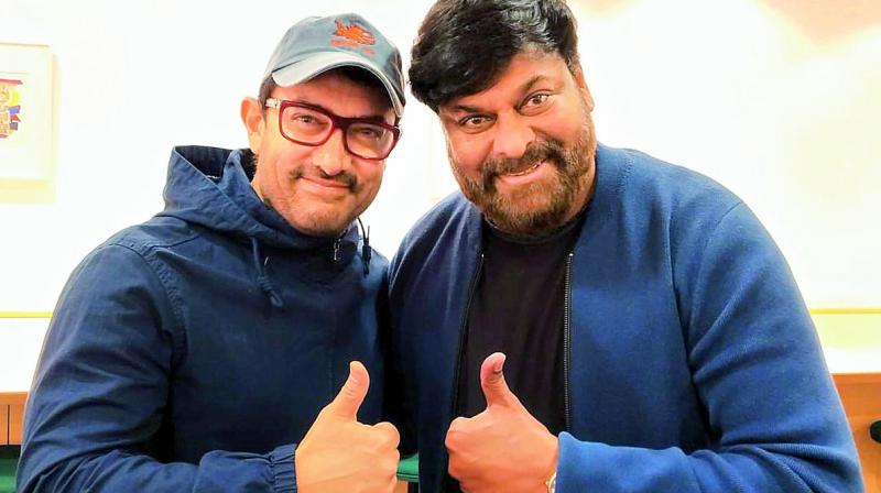 Aamir Khanâ€™s fan moment with Chiranjeevi