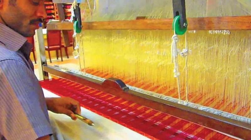 A handloom weaver       (Representational Image)