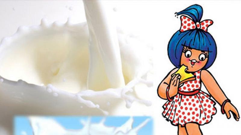 The Amul butter girl.