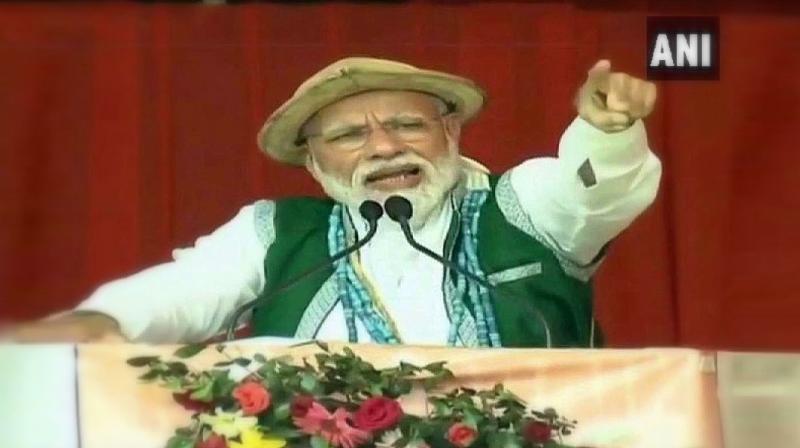 Congress concerned only about their \malai\, not \bhalai\: PM in Arunachal
