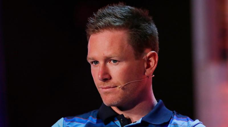 \England captain Eoin Morgan has sustained a small flake fracture to his left index finger,\ an ECB statement said. (Photo: AFP)