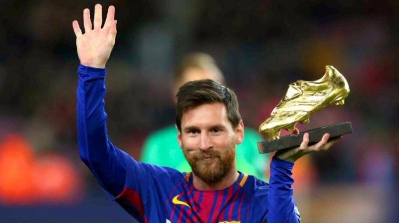 Lionel Messi wins his sixth European Golden Shoe award