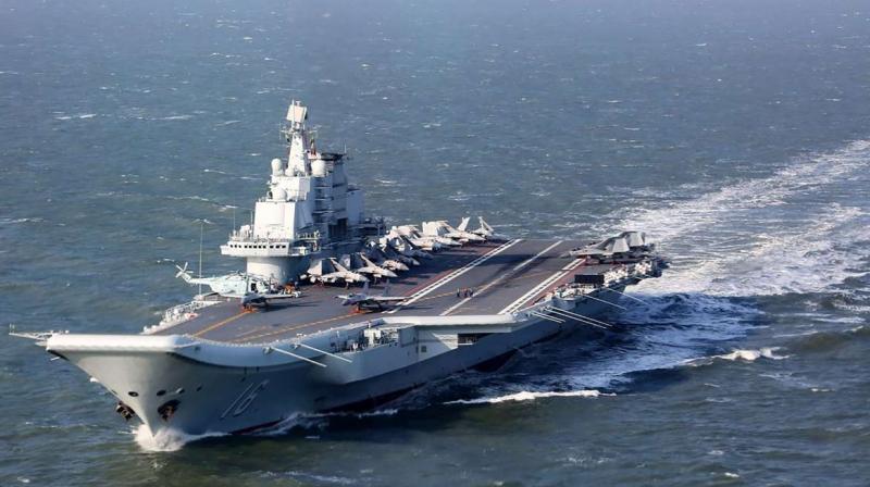The Liaoning, Chinas only aircraft carrier. (Photo: AFP)