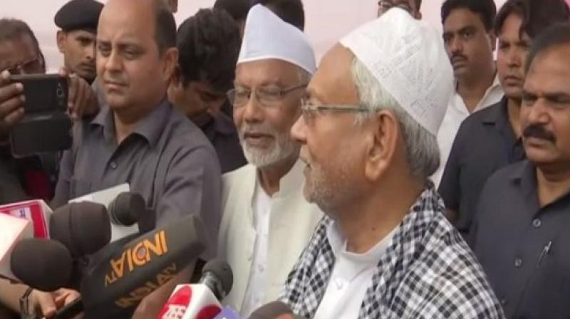 Those who give unnecessary statements have \no religion\: Nitish\s jibe at Giriraj