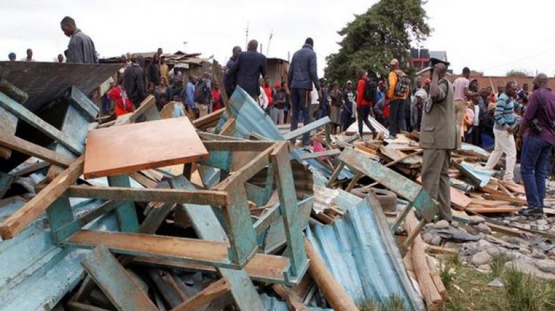 7 students killed in Kenya classroom collapse