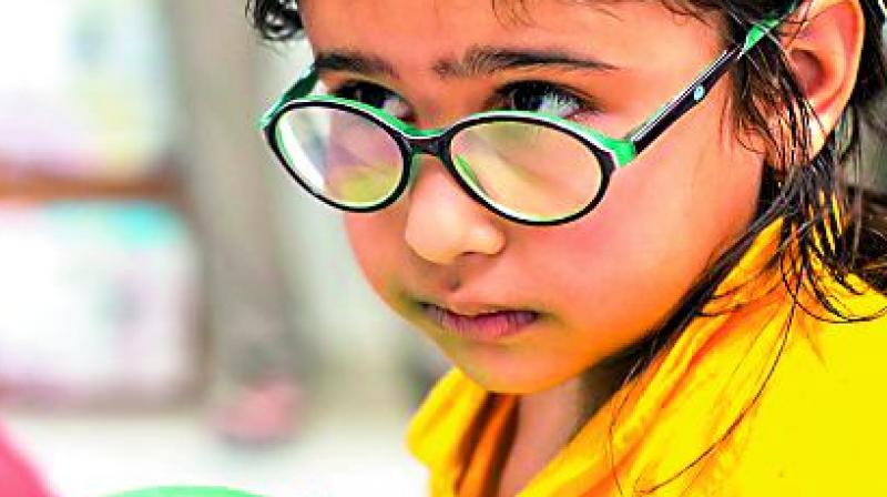 Cataract among kids is quite common in India