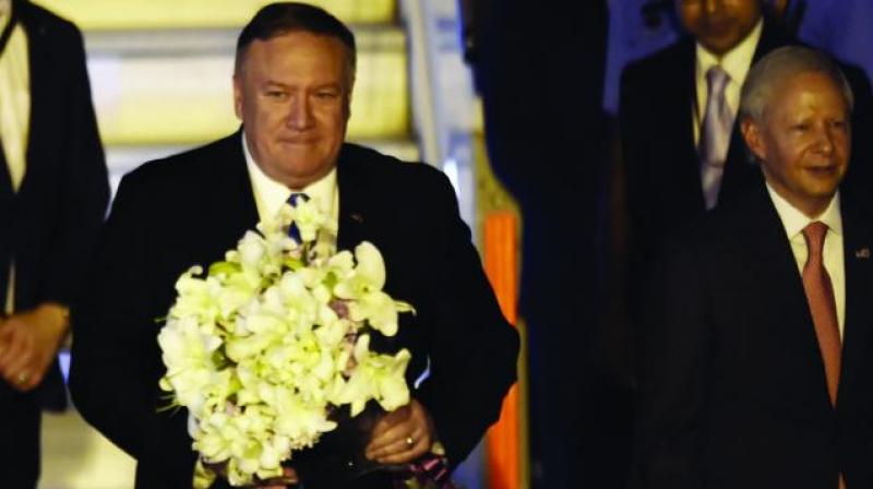 Bond with India â€˜unbreakableâ€™, says US as Mike Pompeo arrives