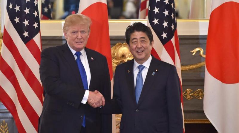 Trump is in Tokyo on the second-day of an Asian swing during which North Korea and trade are expected to top the agenda. (Photo: AFP)