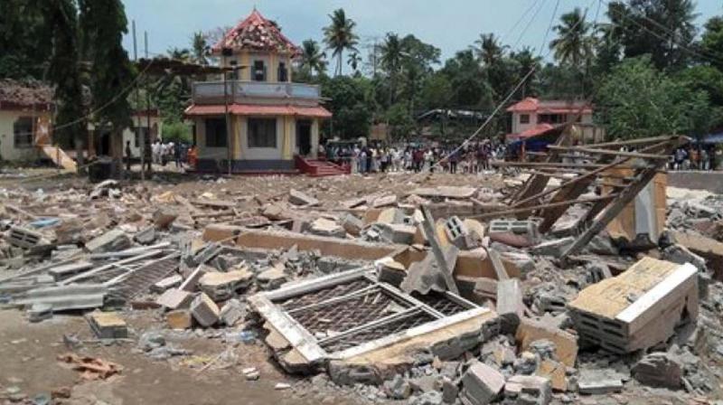 The disaster took place on April 10, 2016 after a cracker house caught fire during a competitive firework held at Puttingal temple, Paravur here.