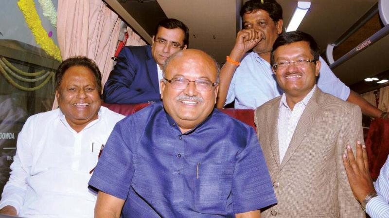 Transport Minister Revanna launches the new KSRTC Fly bus services