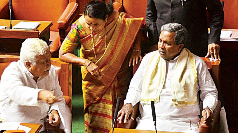 Karnataka: Ministers Kagodu Thimmappa, UT Khader and Umashree under fire