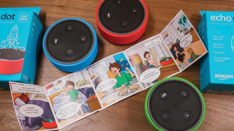 Echo Dot Kids edition, targets an audience between 5 and 12 years of age