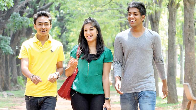 A file picture of city youngsters taking a stroll at a park, used for representational purposes only.