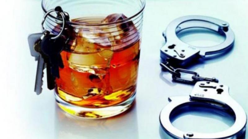 The Hyderabad city traffic police caught 206 persons during drunk driving checks conducted at 14 places in the city late on Saturday night.  (Representational Image)