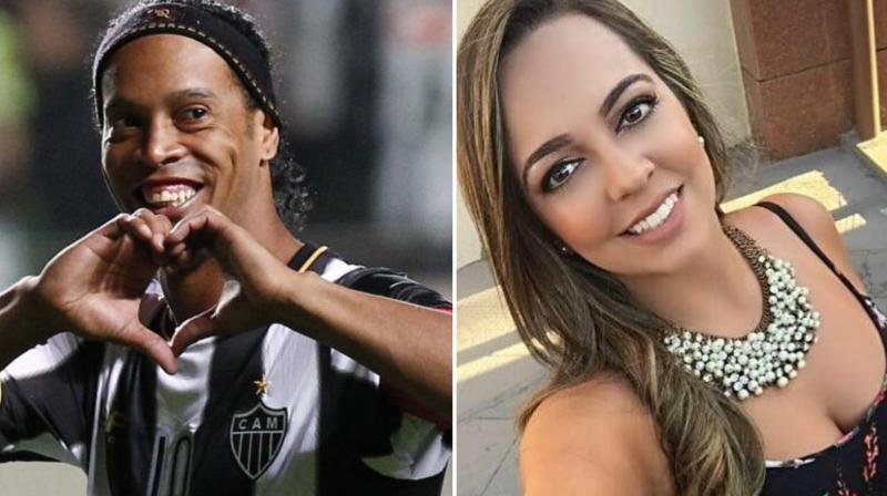 Ronaldinho started dating Priscilla Coelho (in pic) first around 2013, before meeting Souza in 2016. (Photo: AP / Facebook))