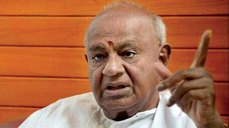 \We are with Congress\: Deve Gowda reiterates support to alliance party in Kâ€™taka