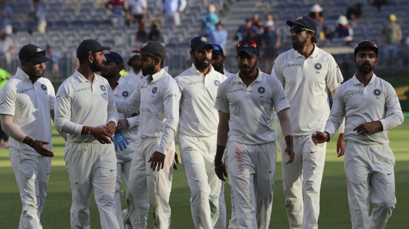 With R Ashwin injured, India drafted in Umesh Yadav in the playing XI, making it a four-men pace attack -- only the third time in their Test history. (Photo: AP)