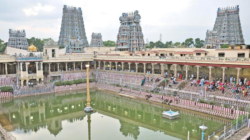 meenakshi temple plan