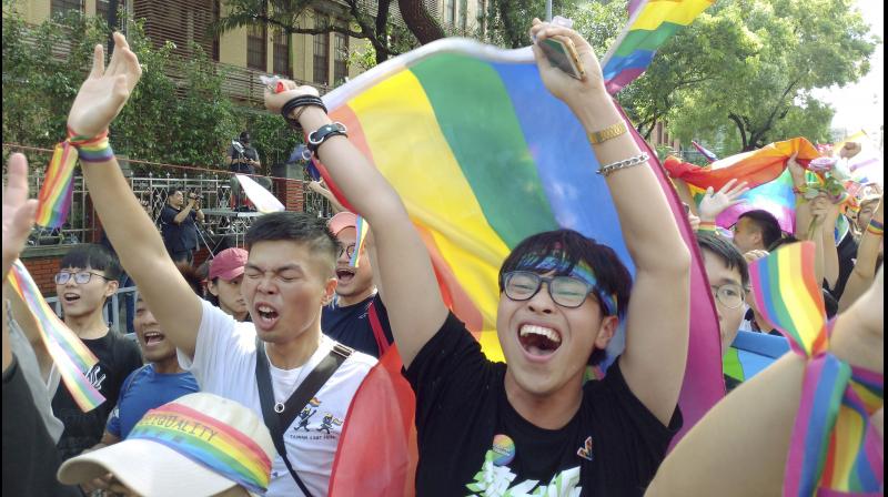 Historic day for Asia as Taiwan holds first gay marriage