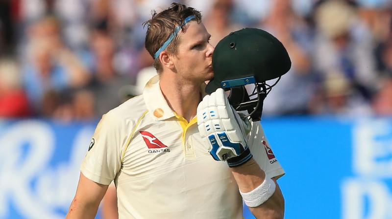 Cricketing fraternity lauds Steve Smith for his ton in first Ashes Test