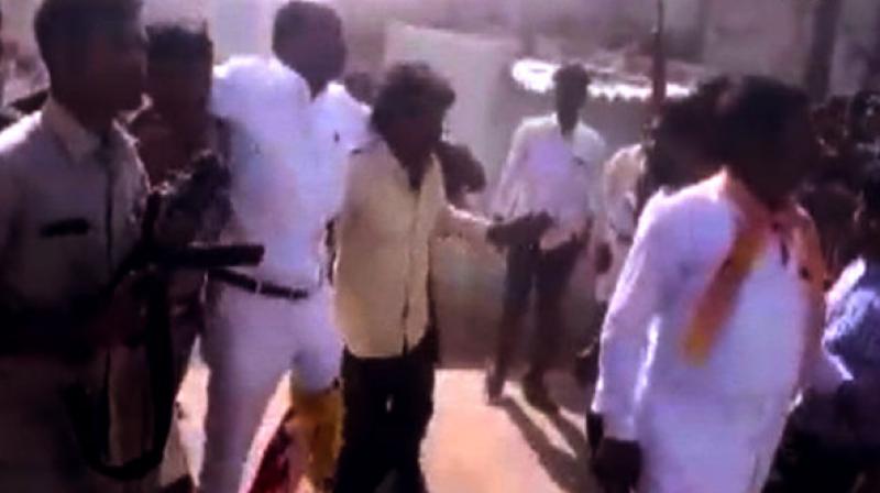 Reddy sustained injuries on his leg and was immediately taken to Kurnool government hospital. (Photo: ANI)