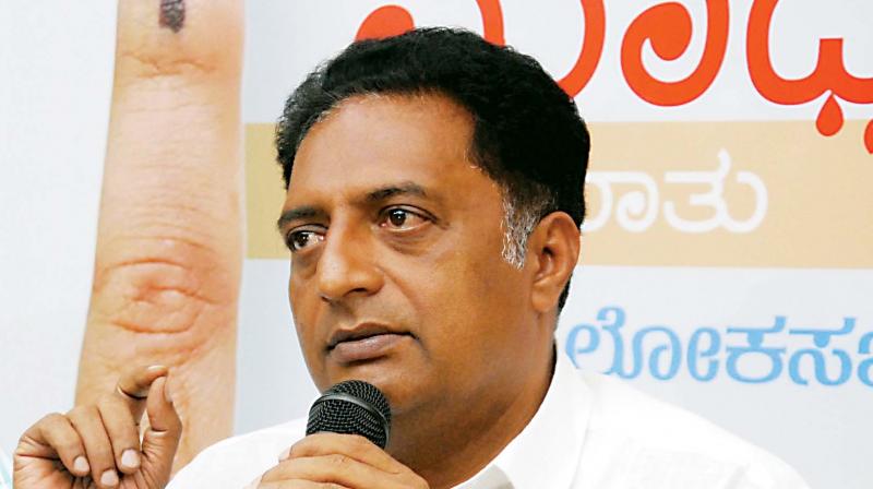 Will give conditional support to a party if elected: Prakash Raj