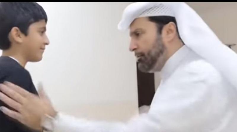 Watch: Qatari man shows how to beat wives in viral video