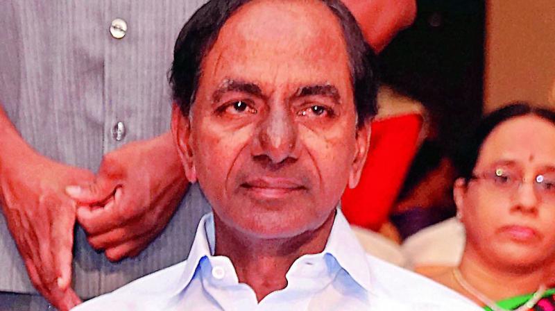 Telangana Chief Minister K. Chandrasekhar Rao.