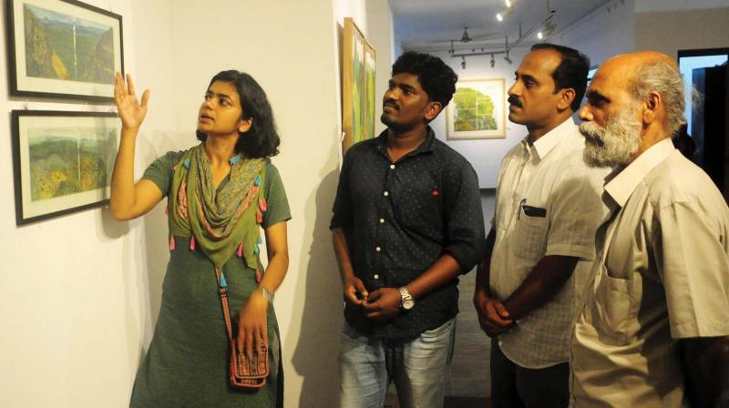 Kozhikode: Artist etches out green memories