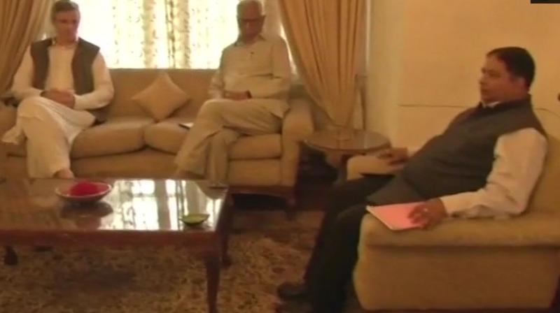 J&K Governor N N Vohra called an all-party meet at his residence on Friday. (Photo: Twitter/ANI)