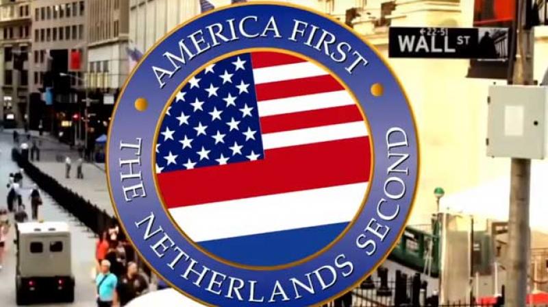 Riffing on Trumps calls to put America first, the video politely asks: \But can we just say the Netherlands second? Is that OK?\ (Photo: YouTube Screengrab)