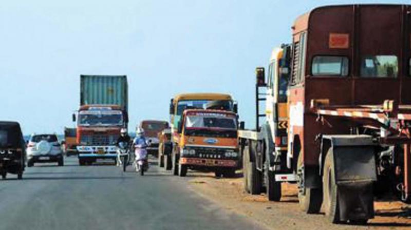 The ban is applicable not only for container lorries but all type of vehicles.