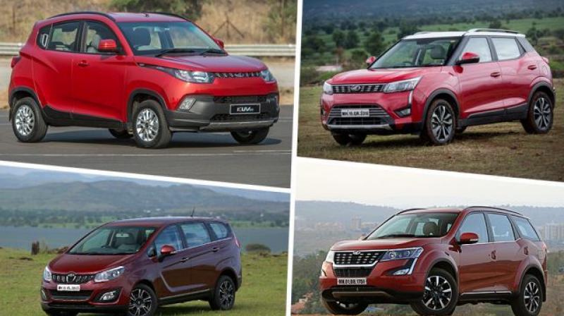 Mahindra is offering discounts on nine models in its lineup.