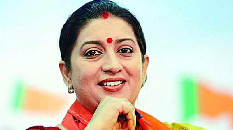 Applause for Smriti Irani longest during oath ceremony