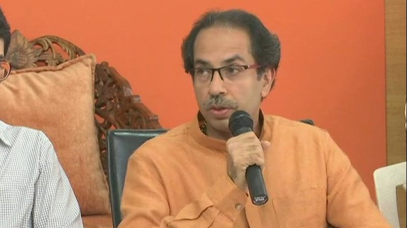 Uddhav Thackeray slammed the EC and said if election officers become puppets in the hands of the government, then democracy is in danger. (Photo: Twitter/ANI)