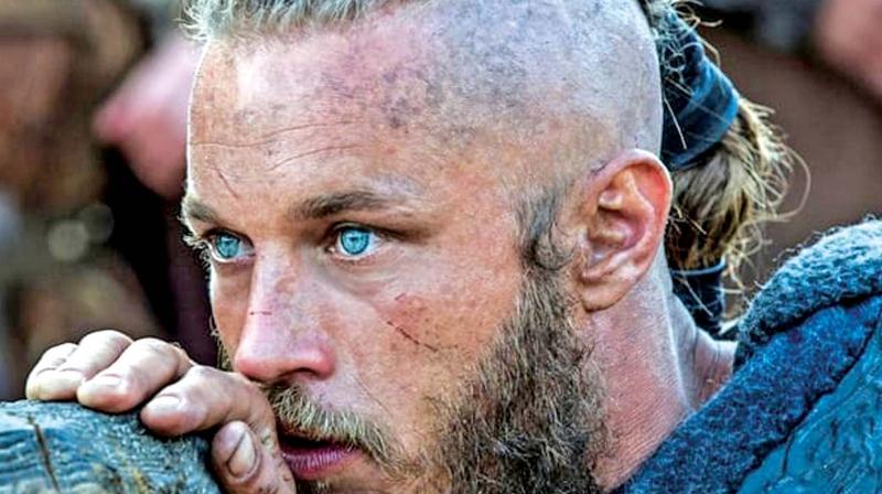 Travis Fimmel as Ragnar Lodbrok in Vikings.